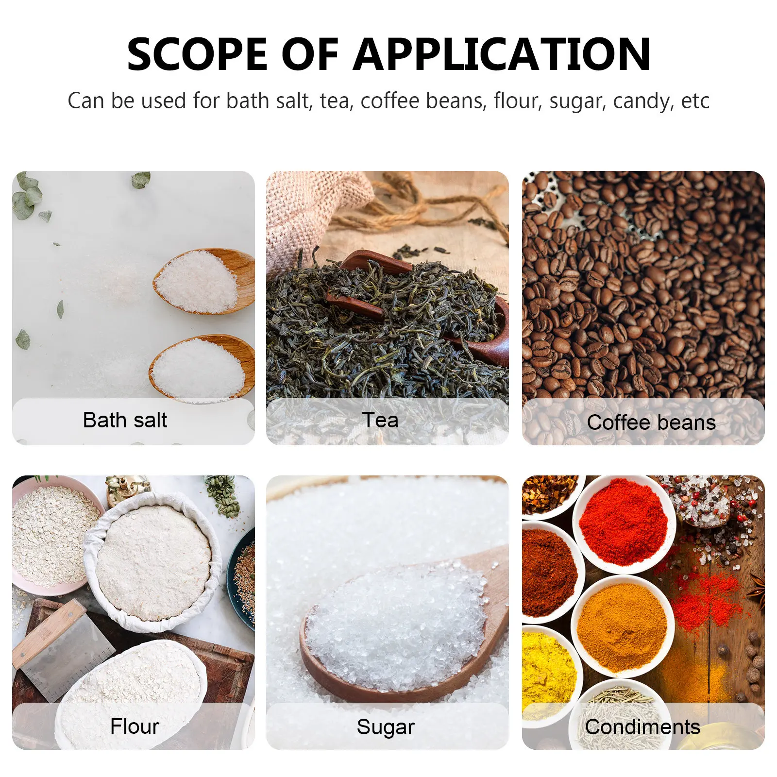 

2Pcs Smooth Edge Wooden Scoops Food Grade Natural Wood for Tea Salt Sugar Coffee Powder Bath Salt Milk Powder Scooping Home