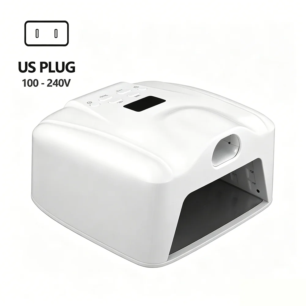 2-in-1 nagellamp voor één teen, één vinger, gel nagel uithardingslamp, volledige hand, snel drogende LED lamp, nageldroger, automatische sensor, dubbele lamp