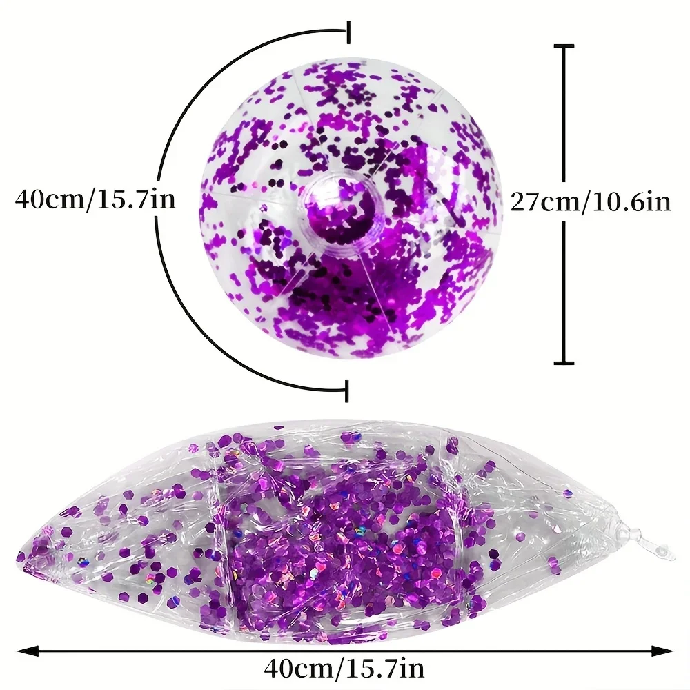 1 قطعة كرة شاطئ قابلة للنفخ بولي كلوريد الفينيل ترتر بالصيف شاطئ حمام سباحة حفلة الرياضات المائية متعة الملحقات