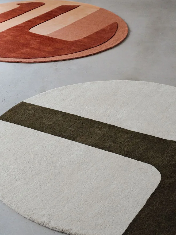 Simple Plain Color Luxury Bedside Blanket For Living Room Sofa Coffee Table Cloakroom Bedroom