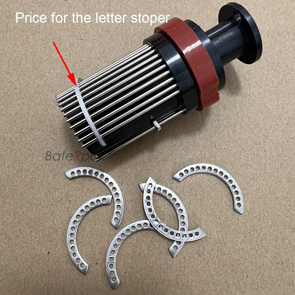 Imagem -05 - Baterpak Círculo de Metal para Máquina de Codificação Metade Anel de Metal Letter Carriage Stoper Personagem Fix Peça de Reposição Dk1000 Dk1100