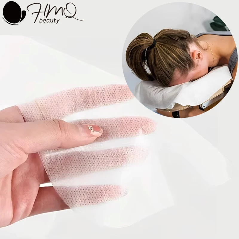 400/100pcs Massage Face Rest Covers Disposable Face Cradle Covers Ultra Soft Non Sticking Headrest Cover for Massage Beauty Tool