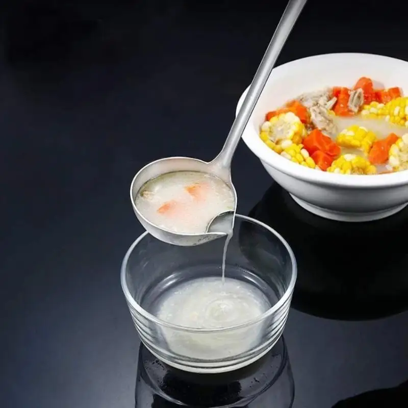 201 Stainless Steel Oil Filter Spoon Food Grade Grease Strainer Hot Pot Colander for Home Kitchen Gift Choice