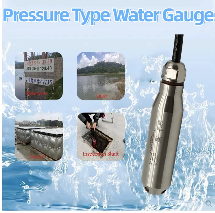 BOY-WR04-S Vendita calda Sensore di livello dell'acqua sommergibile Sonda Pressione statica Indicatore di livello di lancio Serbatoi per piscine Regolatore di livello dell'acqua