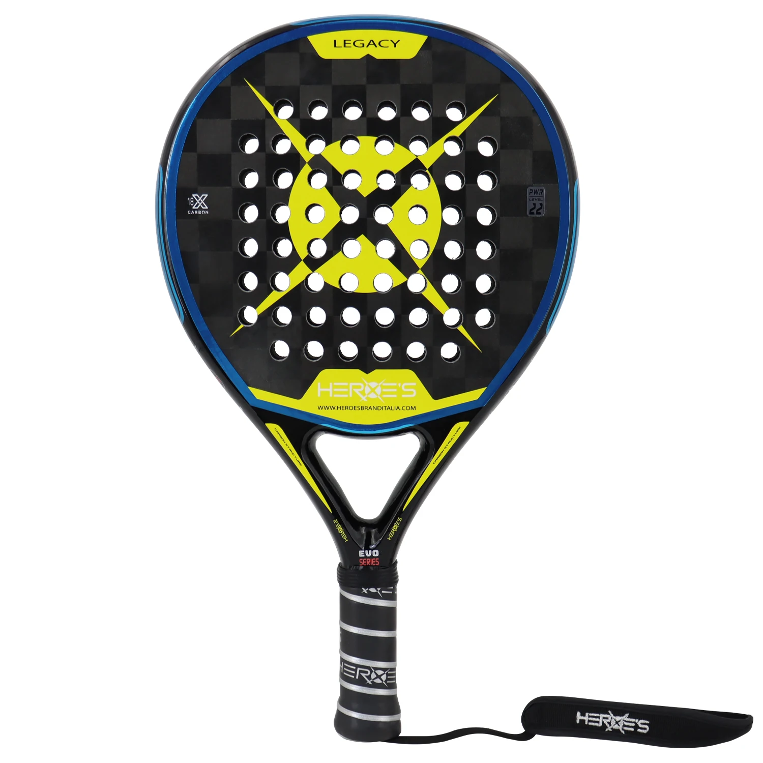 Carbon Fiber Padel Racket with EVA Memory, 3K, 18K Paddle Rackets, High Strength