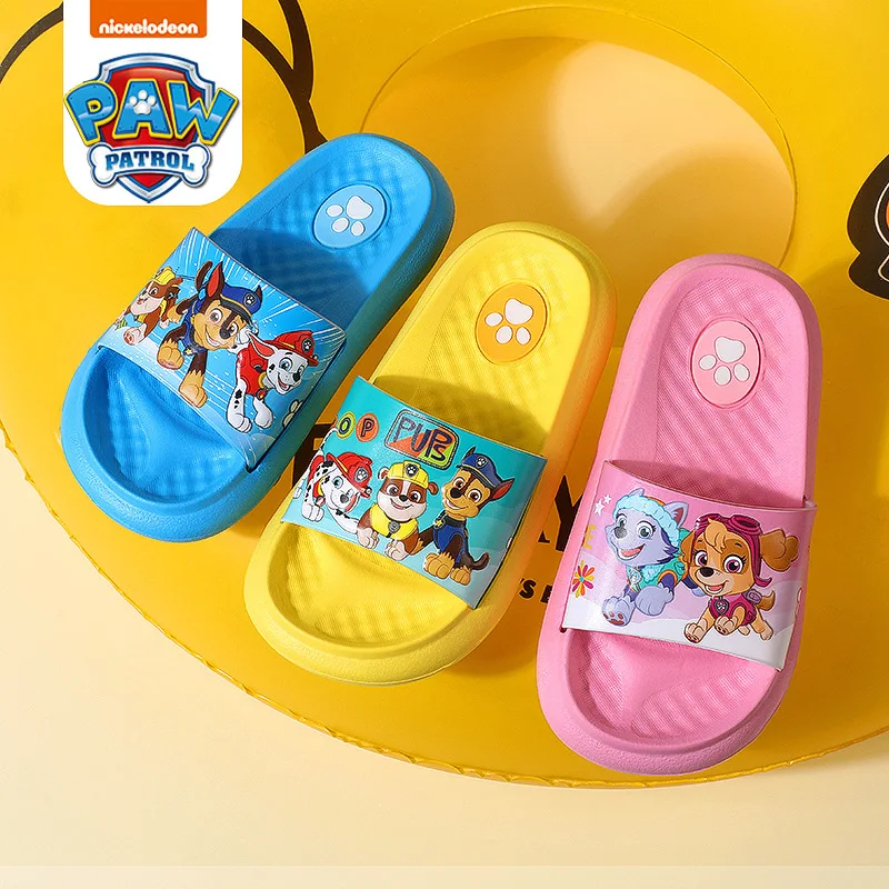 Paw Patrol pantofole estive bambini diapositive ragazzi ragazze bagno infradito casa scarpe basse antiscivolo sandali divertenti per bambini