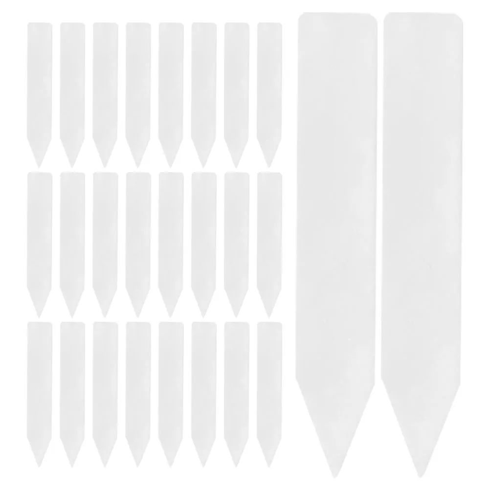 

100pcs Garden Labels Plastic Plant Markers Waterproof Sun-Resistant For Outdoor Nursery Herb Vegetable Flower Tree Succulent