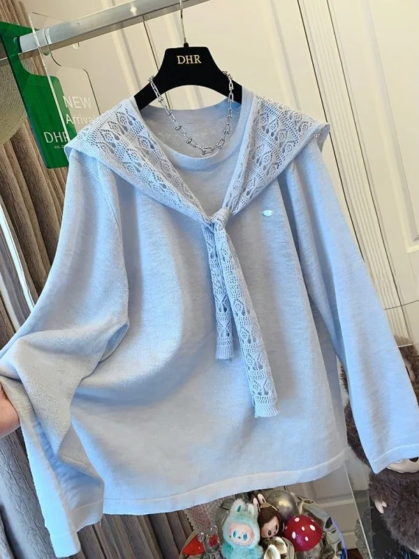 

plus Size Men's Long Sve T-irt oulder Wrap Hollow out Hook Design Casual Commute Sle Lightweight round Ne Top Set