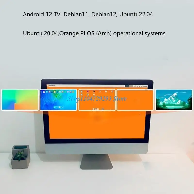 

Y2GD Mini PC H618 для OrangePi Zero2W WiFi5 BLE Single Board Computer Zero2W