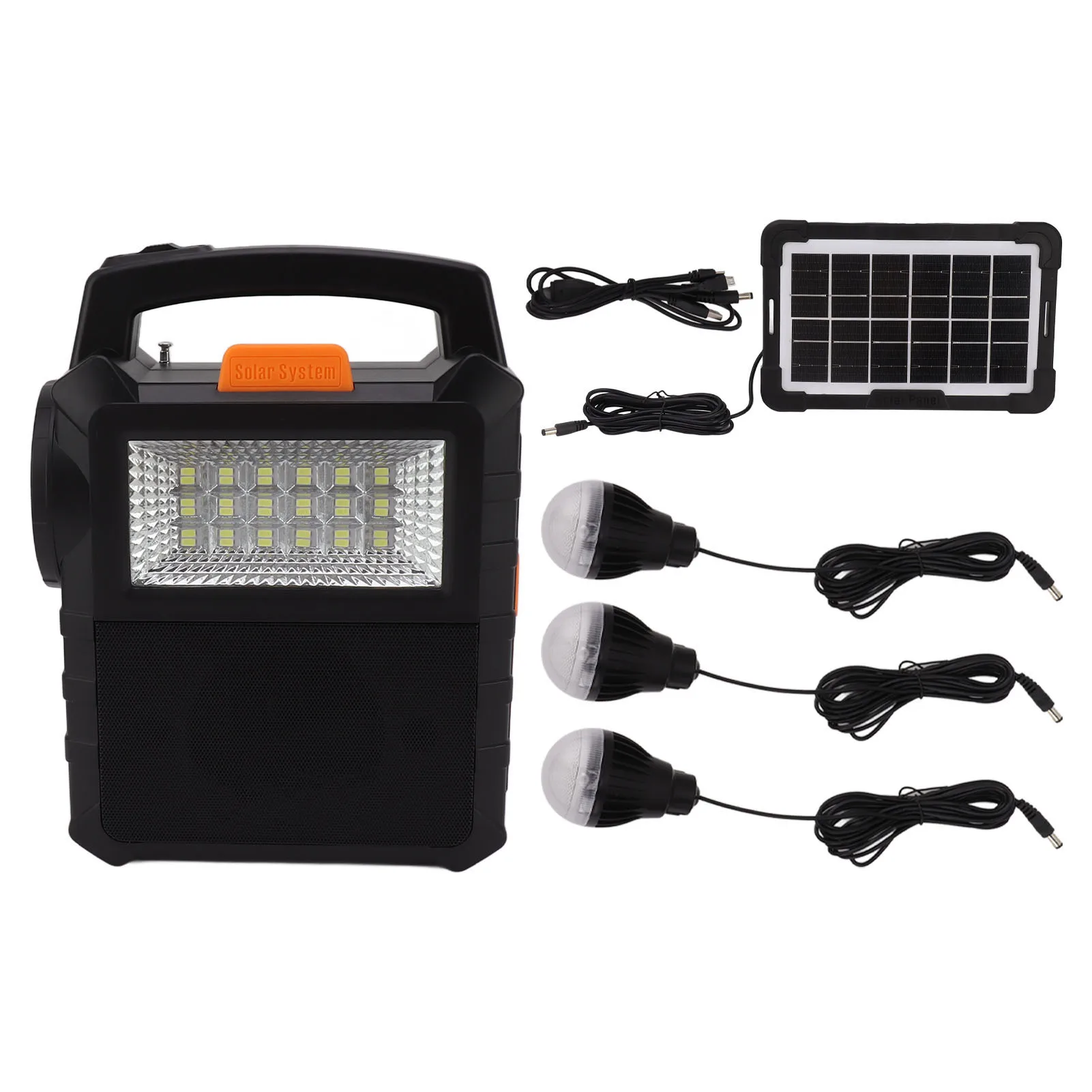 Portable Generators Multifunctional Practical 6000mah Low Power Solar Generator Widely Used  Cable for Emergency