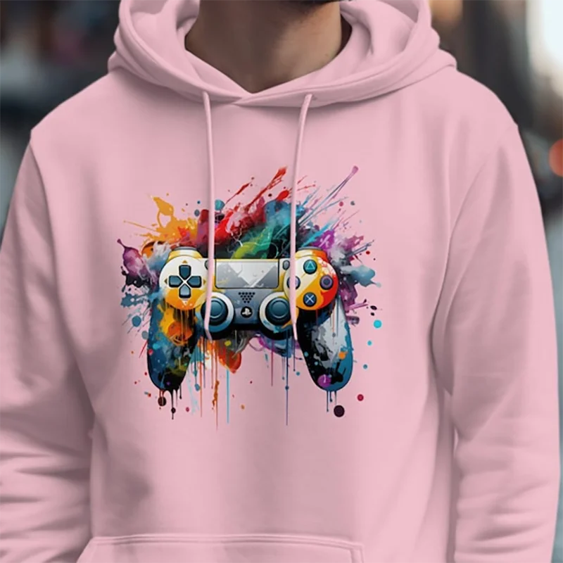 Игровая толстовка с контроллером, дизайн унисекс, удобная хлопковая толстовка для папы, сына, брата, идея рождественского подарка для геймеров