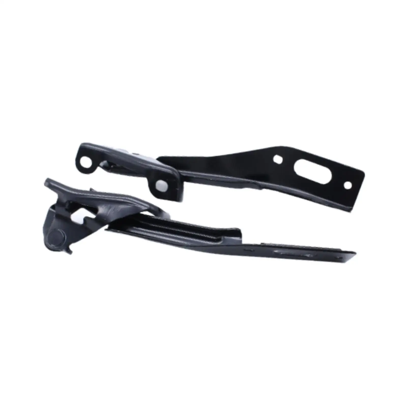 2x Hood Hinge Black HO1236127 Steel Compatible for Civic (submodel: , Touring) Supplies Easy Installation Spare Parts