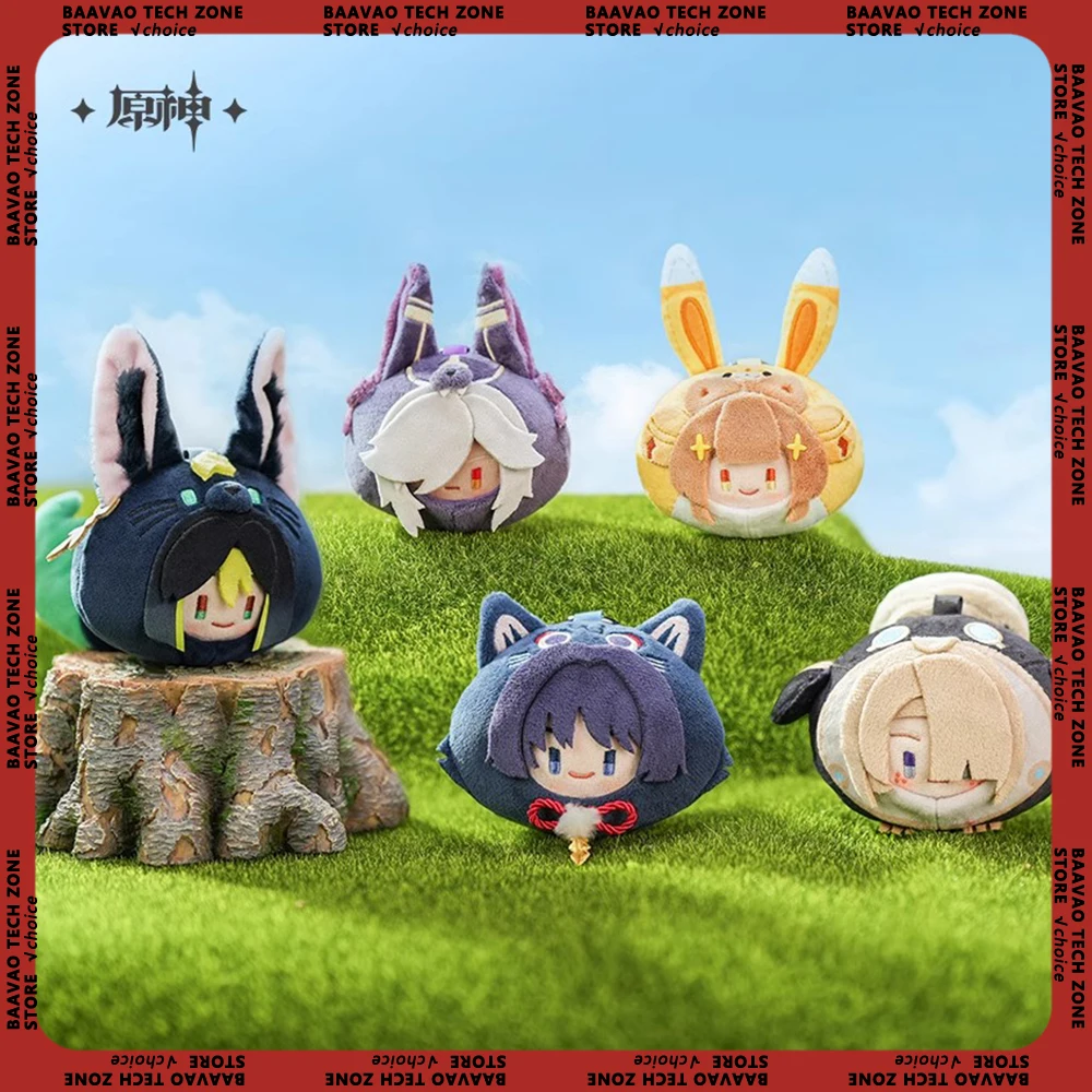 

Original Game Genshin Impact Plush Toys Teyvat Zoo Themed Series Plush Doll Cartoon Zhongli Ganyu Dolls Kids Toy Birthday Gifts