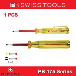 PB SWISS 1PCS Voltage Tester Pen 110 – 250 V/100 – 250 VAC Neon Indicator Non-contact Electric Test Pencil PB 175 Series