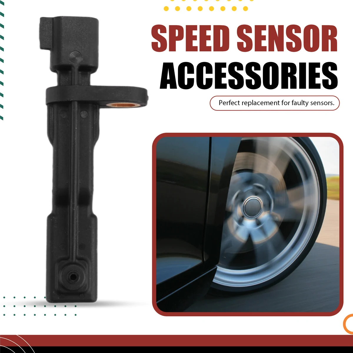 52125003 Датчик скорости колеса автомобиля AB для Jeep Wrangler 07-18 Liberty 08-12 Dodge Nitro 07-11 задний левый/задний правый