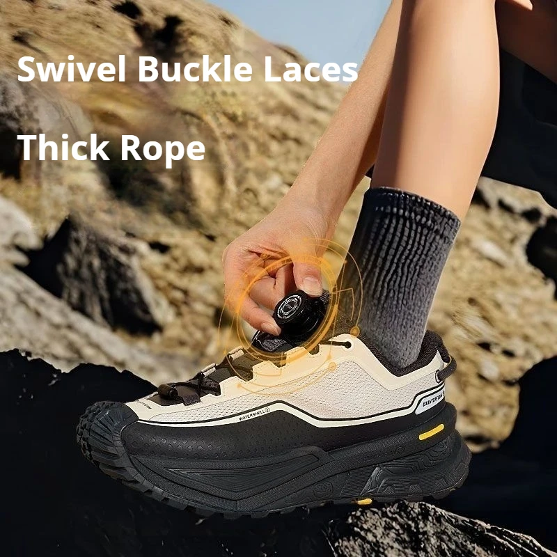 Swivel Buckle Laces Easy installation Automatic Shoelaces Without ties Thick Rope Outdoor Sneakers Shoelace Shoe Accessories image 5