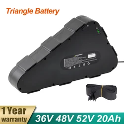 Triangle Battery pack 36V 48v 52V 20Ah Electric Bicycle Batteries for 350W-1500W Modifying bicycle batteries