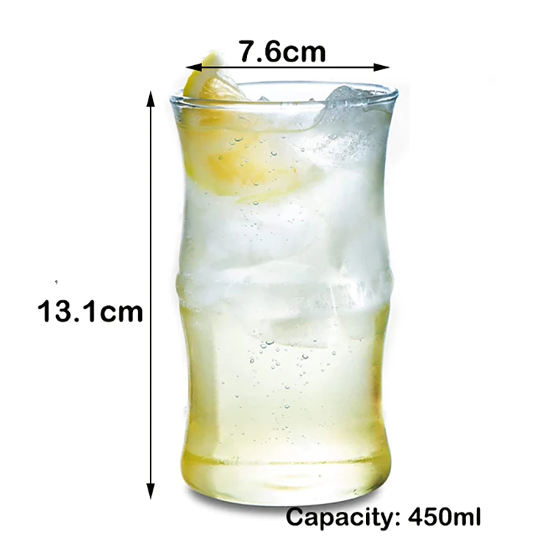 Lead Free Creative Glass Crystal Highball Glass Barware Collins Tumbler Drinking Glasses For Water, Juice, Beer, And Cocktail