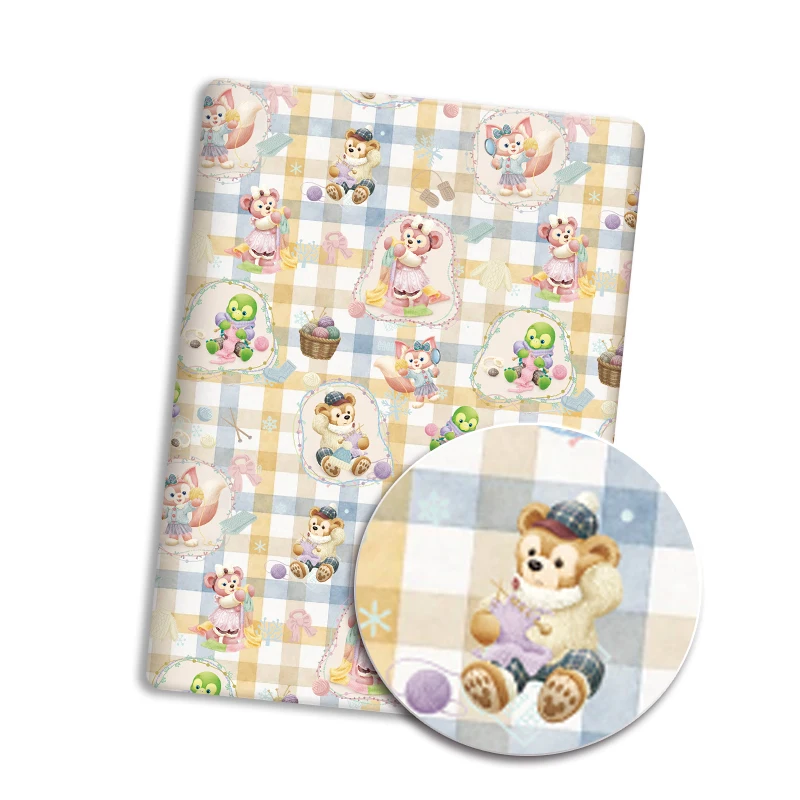 Popular DIY Disney Comic Hand-Stitched Fabric Patchwork Baby Dress & Household Bed Sheet, 140x50 cm Printed Fabric - view 6