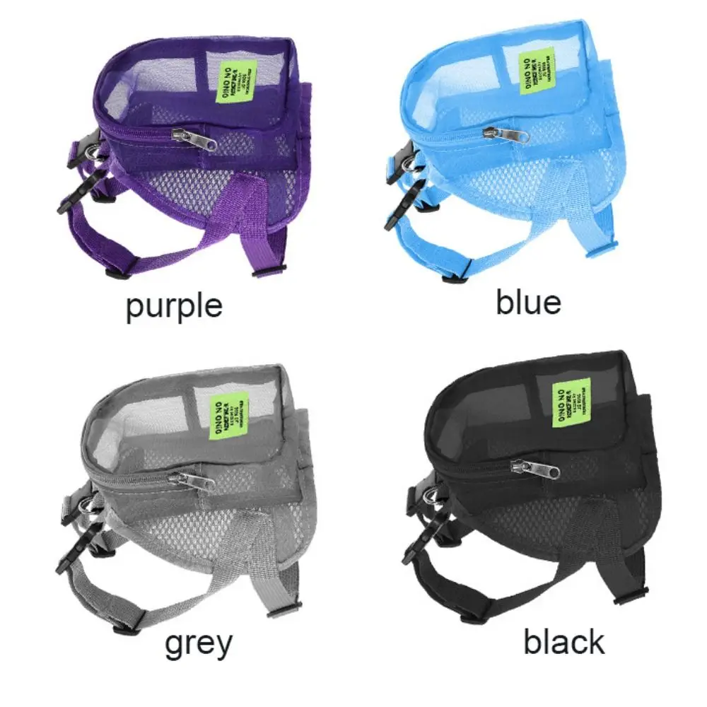 Cat Mesh Backpack Mesh Dog Carrier Bag Washable Blue Puppy Traction Backpack Cat Outgoing Bag Dog Travel Backpack Travel