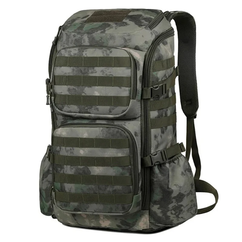 

Military fan multifunctional backpack camouflage backpack large capacity mountaineering bag camping sports bag