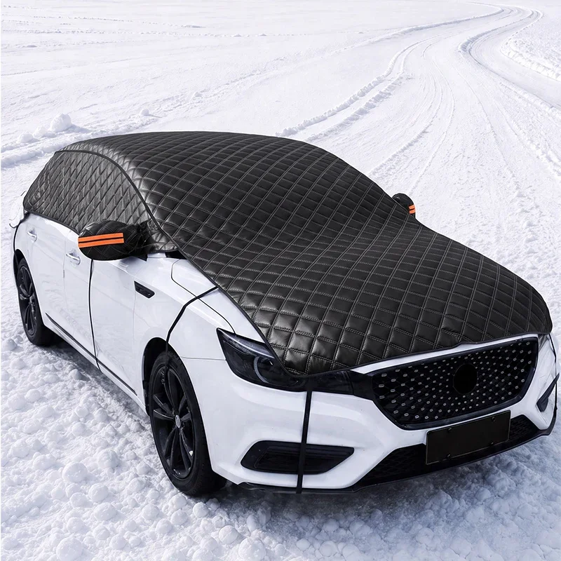 Thickened Car Windshield Snow Cover Anti-Frost Snowproof  Car Cover UV Protection Cover for Sedan SUV Winter Car Accessories