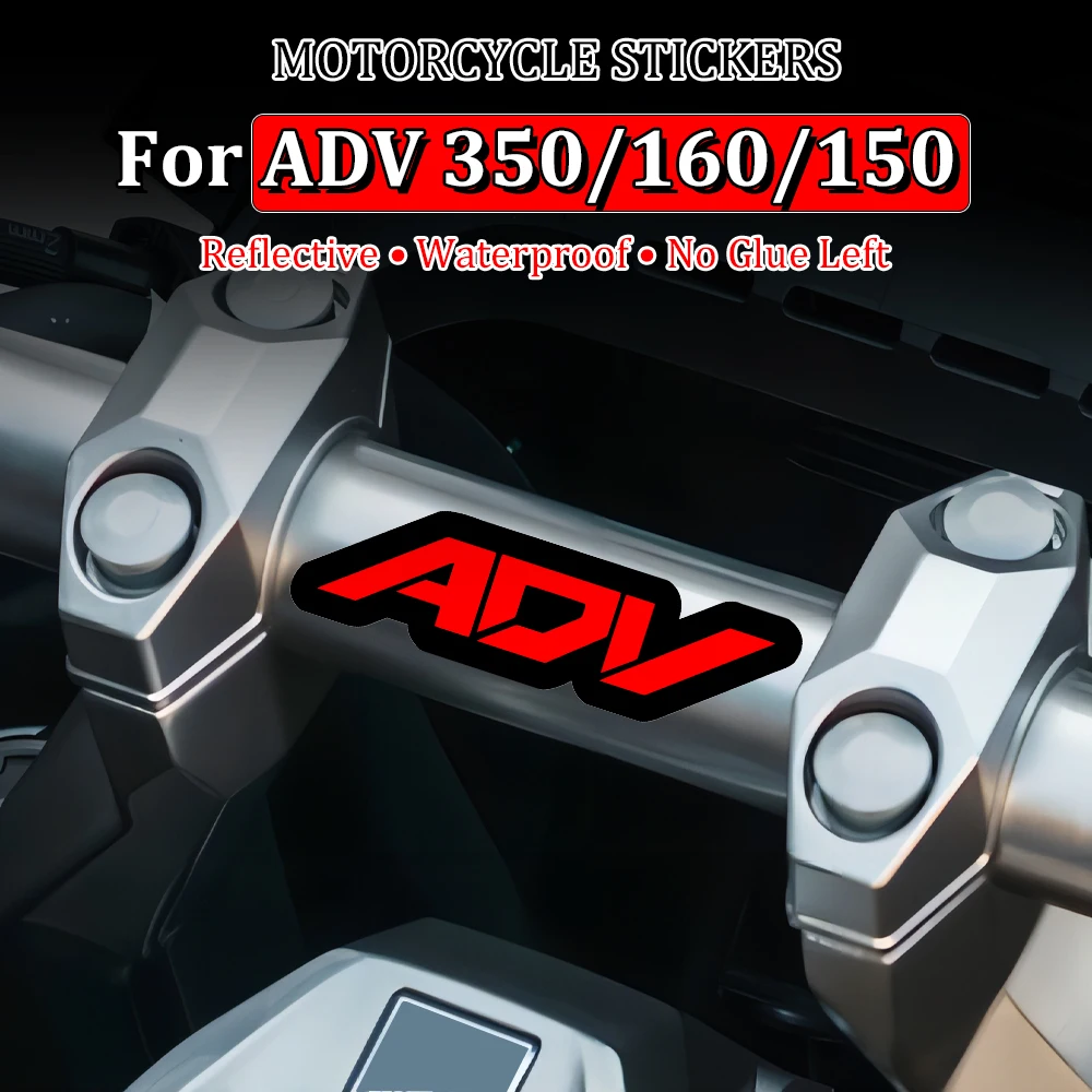 

Наклейки на мотоцикл, светоотражающие наклейки, водонепроницаемые аксессуары ADV 350, 2024 для Honda ADV350 ADV150 ADV160 150 160, наклейка 2022 2023