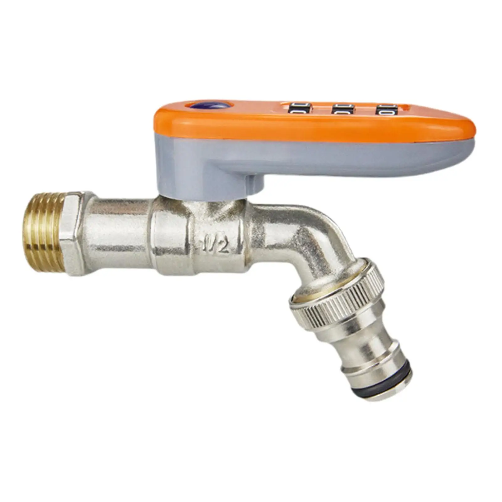 Anti Frost Security Outdoor Faucet Brass Combination Lock DN15 Water Spigot 1/2 Thread for Home Use