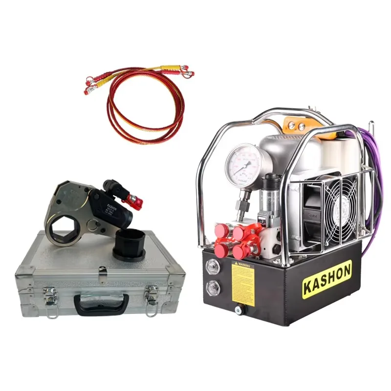 700bar 10000psi 高圧樹脂製ツイン油圧ホース（油圧トルクレンチ用）