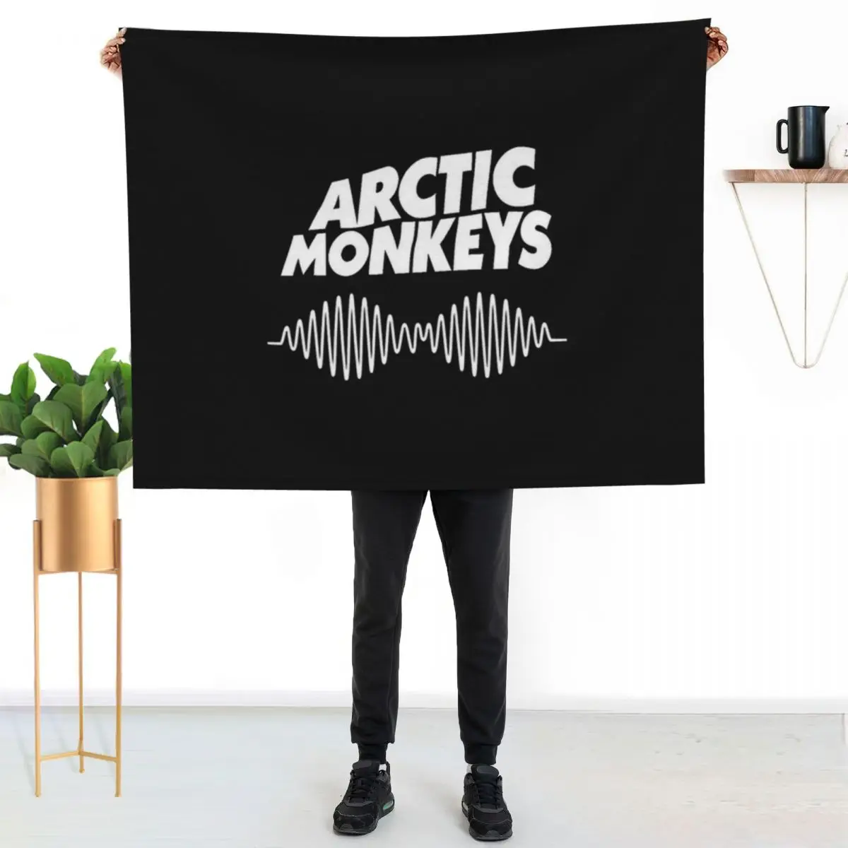 

best monkeys logo Throw Blanket Machine Washable Soft Warm Blanket