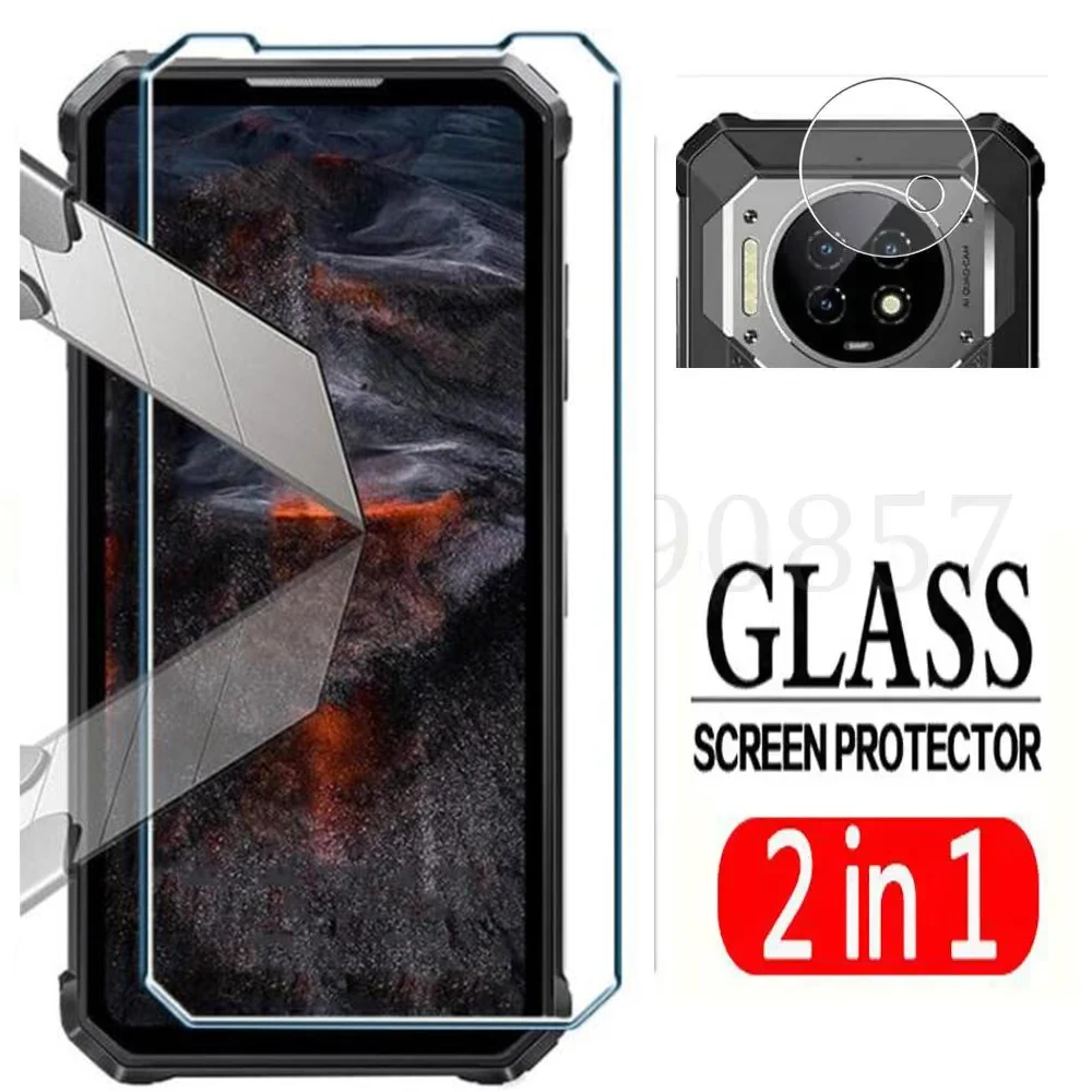 Protective Glass Cover on For Oukitel WP19 ProTempered Glass Screen Protector For Oukitel WP19 Pro Soft Camera Film