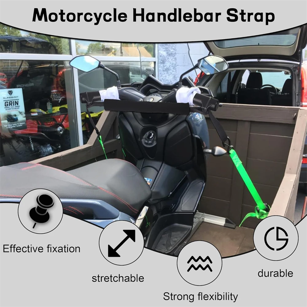 

Handlebars Straps for 32" Handlebars 32505 Bar-Harness II Easily Adjustable to Maintain Vehicle Safety During Transportation