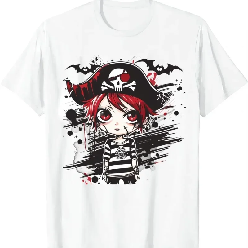 Funny Gift Pirate Princess Tee Mystic Adventures in Ink Women Men Clothing Custom Printed Graphic T Shirts  Anime Clothes image 2