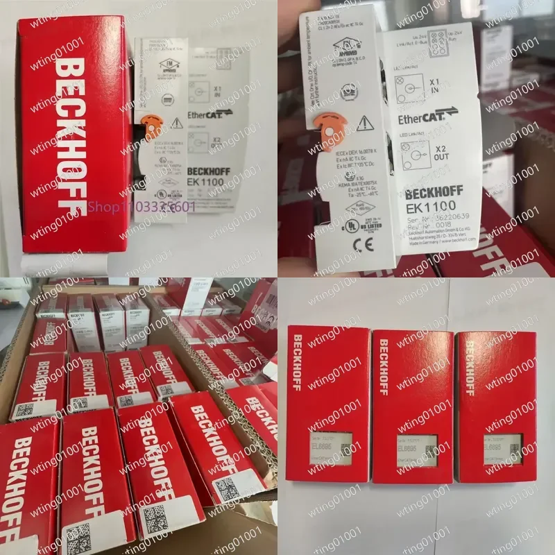 for Beifu EK1100 EL3058 EL4001 KL4132 KL2552 KL3102 KL3122 EtherCAT Terminal Coupler IO Module Ready to Ship Fast Delivery