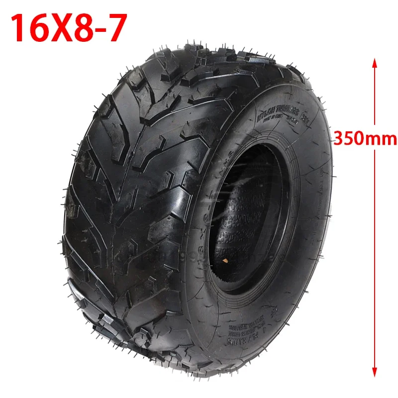 Size 16X8-7 Tire Tubeless Tire For DIY Modified ATV Modification Fittings Little Bull Hummer 16*8.00-7 inch Drag Flower Tire