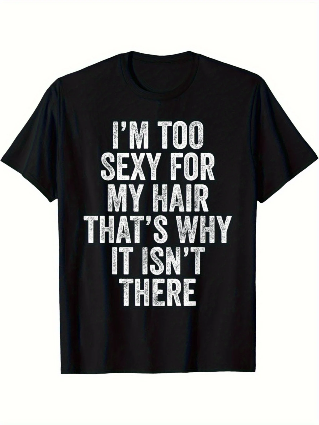 Unisex Funny Bald Joke T-Shirt - 