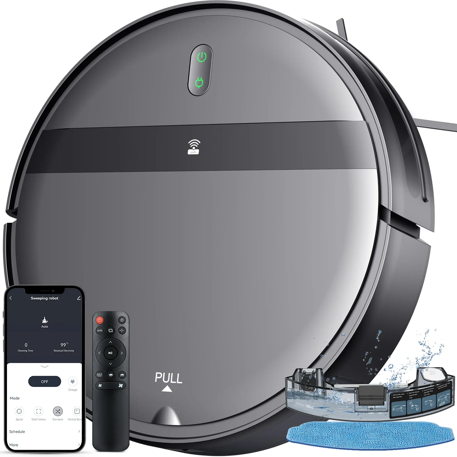 

New Product Robot Vacuum-Wi-Fi Connectivity, Personalized Cleaning Recommendations Robot Vaccum Cleaner