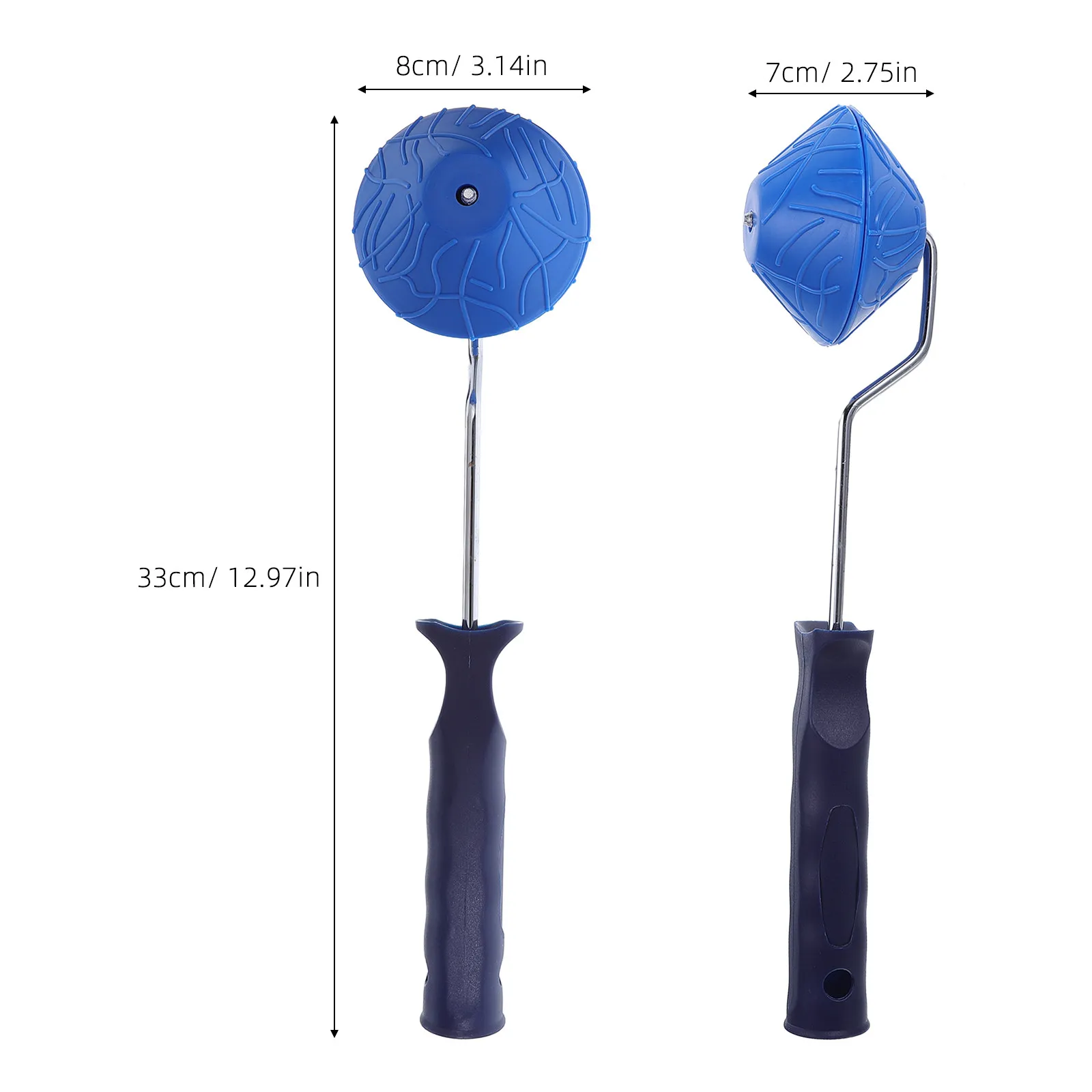 Decorative Brick Embossing Roller Lightweight Ergonomic Handle Wall Texture Paint Roller Patterned Paint Rollers for Crafts Home