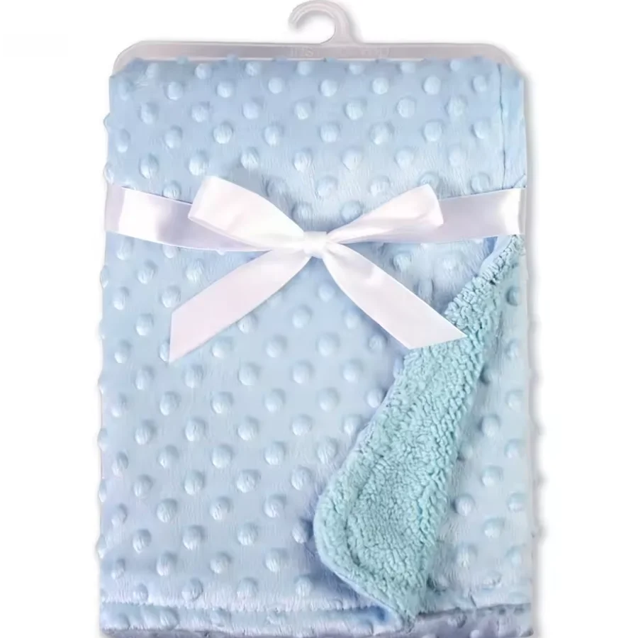 Baby Blanket & Swaddling Newborn Thermal Soft Blanket Winter Solid Bedding Set Cotton Quilt Infant Bedding Swaddle Wrap