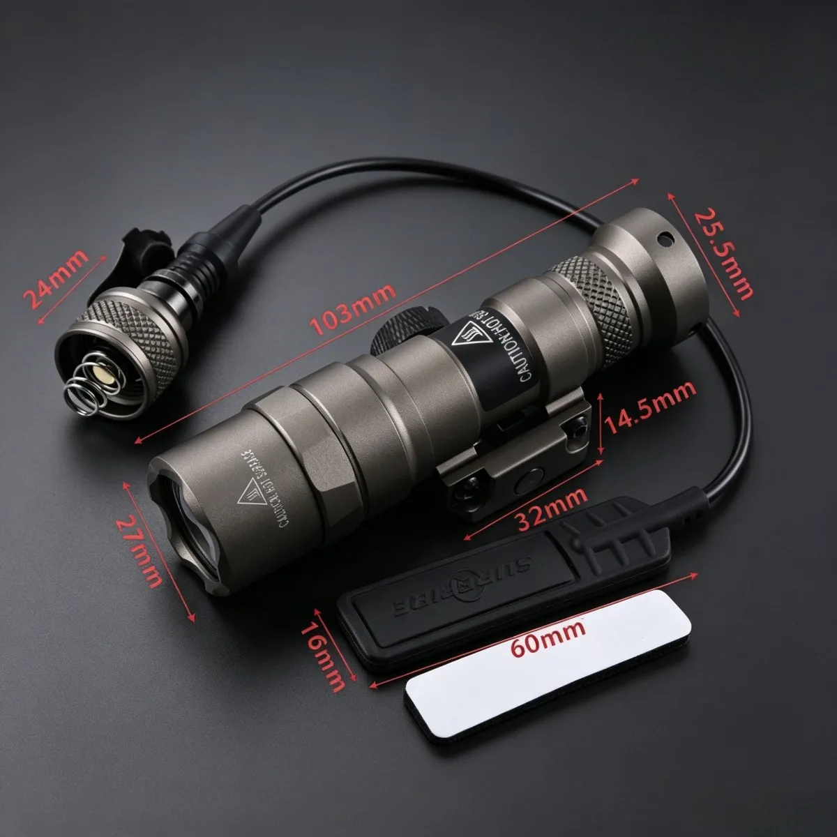 Tactical Surefire M300 M300A MINI Scout Light Rifle Hunting LED Flashlight Airsoft Weapons Gun Light Lanterna Torch AR15 HK416