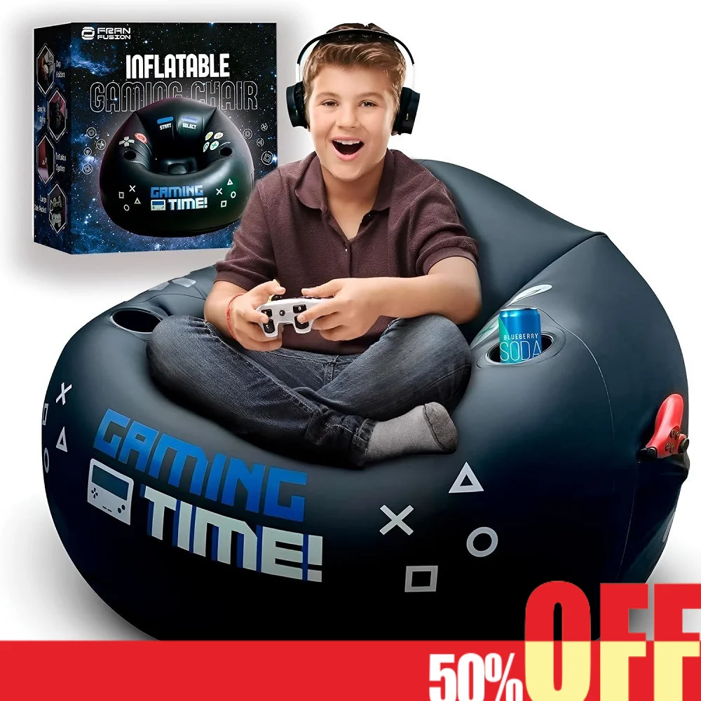 Environmentally friendly PVC children's game inflatable sofa,trendy single inflatable stool and chair combination,baby fun stool