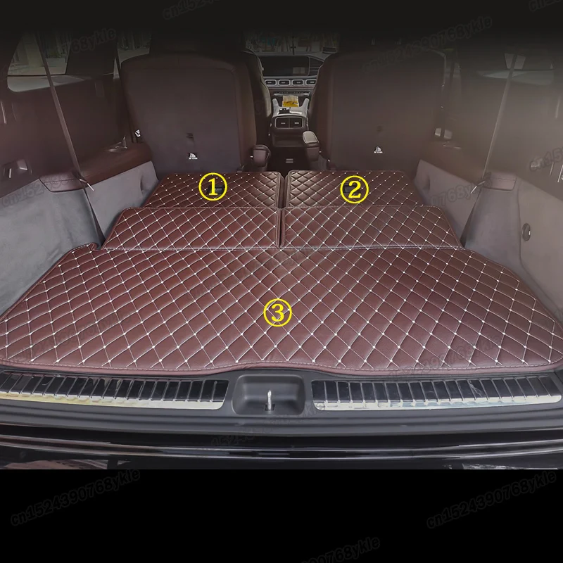 

Кожаный коврик для багажника автомобиля, подкладка для груза для mercedes benz x166 x167 2022 2020 2021 2019 2018 2017 2016 2014 2013, подушка для багажа