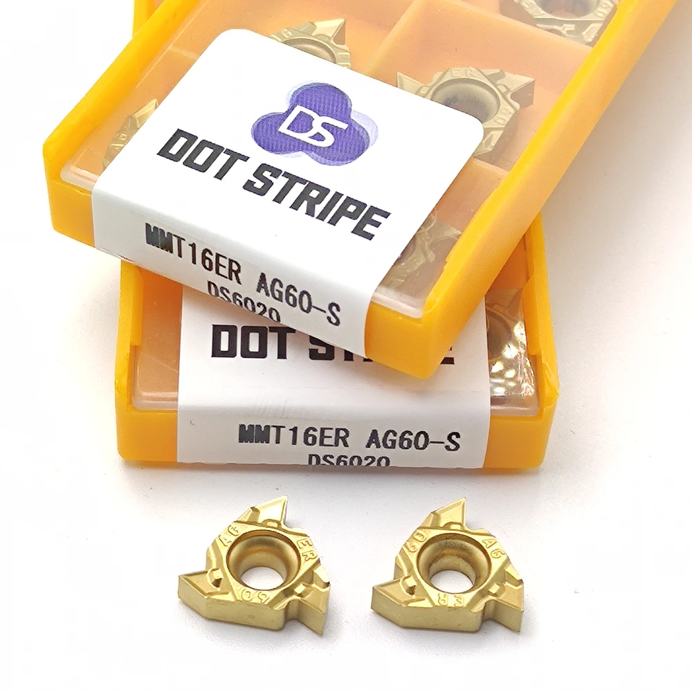 Inserto filettato MMT 16IR 16ER AG60-S Inserto in metallo duro pressato Utensile per tornitura Parti per tornitura di macchine utensili CNC