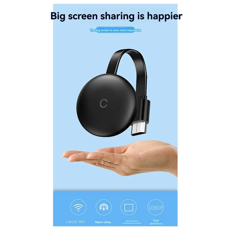 Adapter -Sender Und -Empffnger Wireless Wifi Display Dongle 2,4/5 Ghz Unterstützt-Y47A