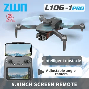L106-1PRO GPS Professional Drone con pantalla de cámara HD 4K HD Remote 5G Wifi 3 km EIS Evator de obstáculos FPV sin cepillo Quadcopter 10 Mejores drones de ventas 3 km - №7