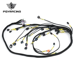 K20 K24 K-Series Tucked Engine Harness For Honda Acura K-Swap Integra CRX EK EG Civic EP3 01-05 RSX 02-04