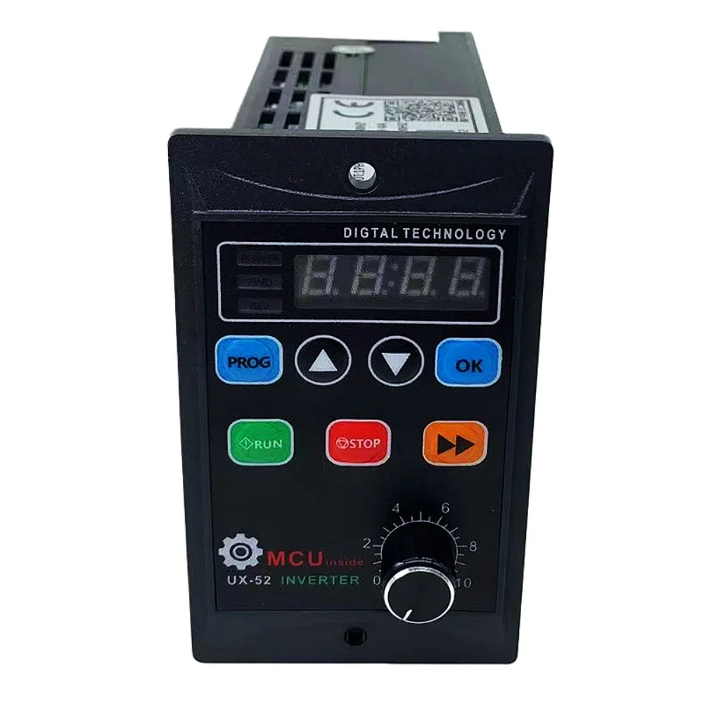 VFD العاكس مرحلة واحدة المدخلات ثلاث مراحل وحدة تحكم المحرك الناتج مع التيار المقدر 0 2 إلى 6 أمبير لمحركات 450 750 1 كيلو واط