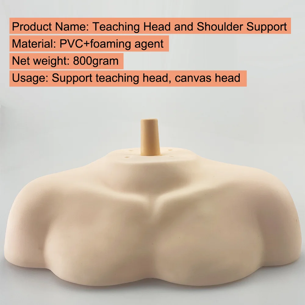 Professional Cosmetology Mannequin Head Shoulder Model Bust Shoulder Platform for Training Manikin Head