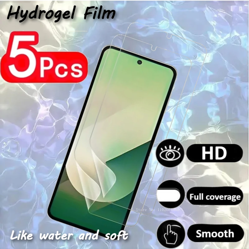 

5Pcs Hydrogel Film for Samsung Galaxy S25 Plus S22 Ultra S23 FE S20 Ultra Screen Protector for Samsung Galaxy S21 S24 Ultra Film
