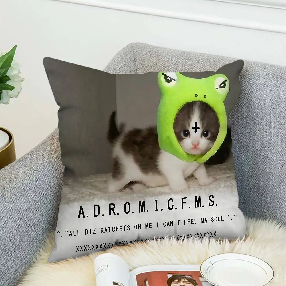 

Y-Yung B-Beef Pillow Case Album Case Sofa Decorative Home Double-sided Printing Short Plush Cute Cushion Cover